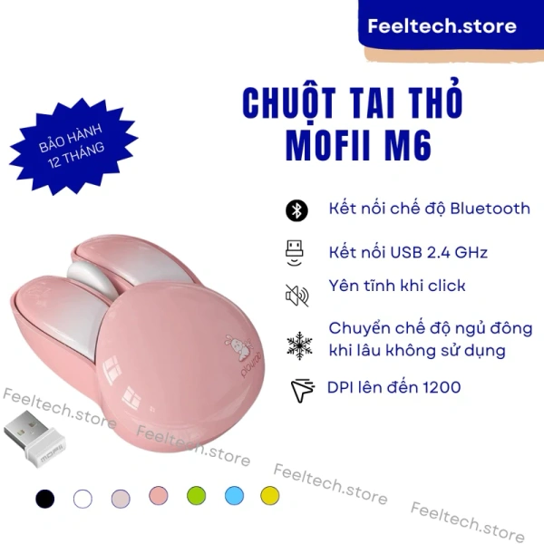 Nhiều người gặp bất ngờ khi chuột không dây Bluetooth thiết kế thỏ dễ thương tiêu tốn pin nhanh hơn dự kiến
