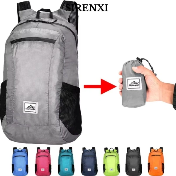 Những bất ngờ khi ba lô vải 20L chống nước siêu nhẹ được gập lại trong chuyến leo núi cuối tuần