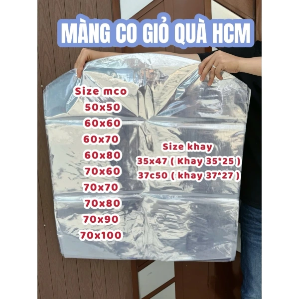 Những bất ngờ khi dùng túi màng co cho giỏ quà Tết