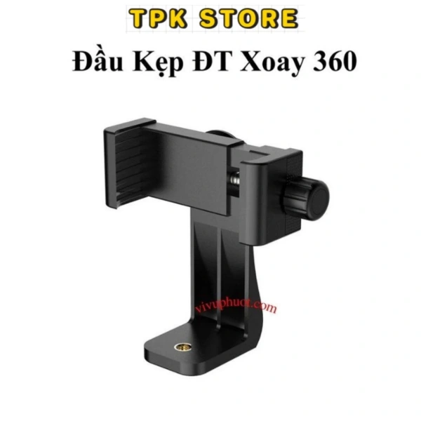 Những bất ngờ khi phụ kiện gắn điện thoại xoay 360 vào tripod không như mong đợi