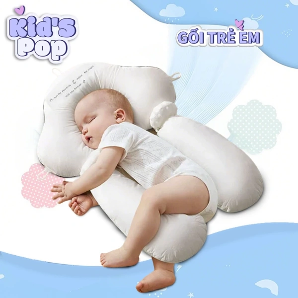 Những chi tiết nhỏ như dây rút trên gối chữ U thường bị lờ đi cho đến khi bé sơ sinh không thể tự xoay mình