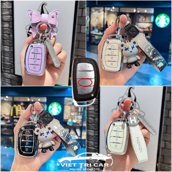 Ốp TPU bảo vệ chìa khóa xe Hyundai ngăn trầy xước nhưng lại gây tay mất độ bám khi trời mưa.