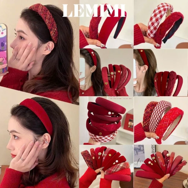 Phụ kiện tóc đỏ dịp Tết làm nổi bật nhưng lại khiến tóc dễ vón cục sau giờ dài