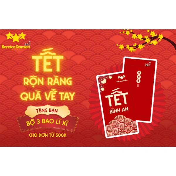 Sắc đỏ rực rỡ của bộ ba bao lì xì Tết khiến việc ghi số tiền trở nên bất ngờ khó khăn