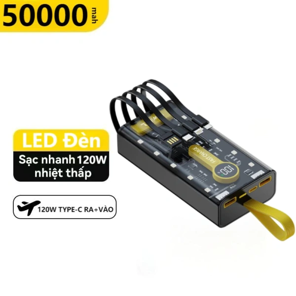 Sạc đồng thời 4 thiết bị với pin dự phòng 50000mAh thực sự có gây quá tải không