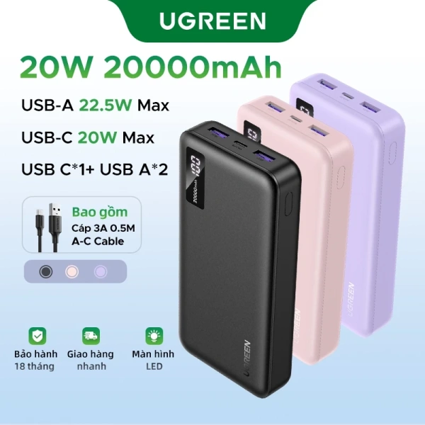 Sạc dự phòng PD 20W mang lại sạc nhanh tiện lợi, nhưng cân nặng và dung lượng lại khiến người dùng phải cân nhắc lại.