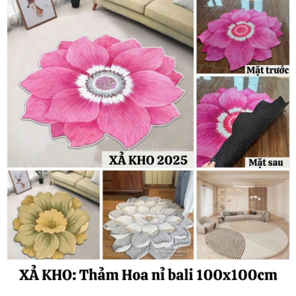 Sau 6 tháng, thảm nỉ Bali đường kính 1m tiết lộ sự thay đổi độ bền mà ít người để ý