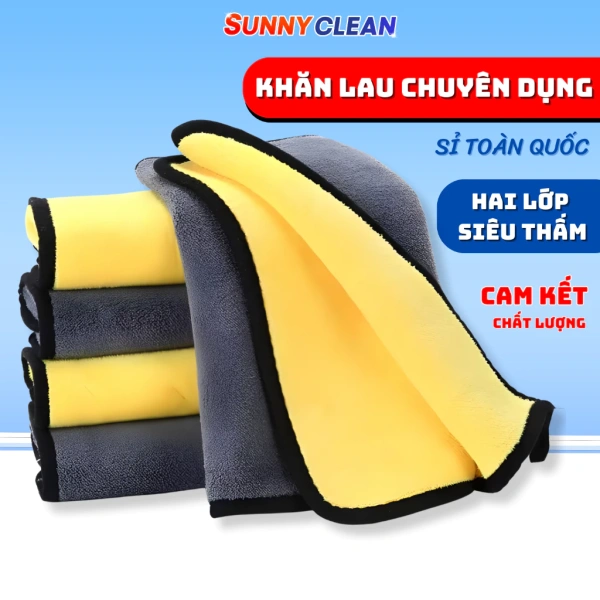 Sau một tháng dùng khăn lau ô tô microfiber hai mặt, bất ngờ bề mặt xe luôn sáng bóng mà không để lại vết xước