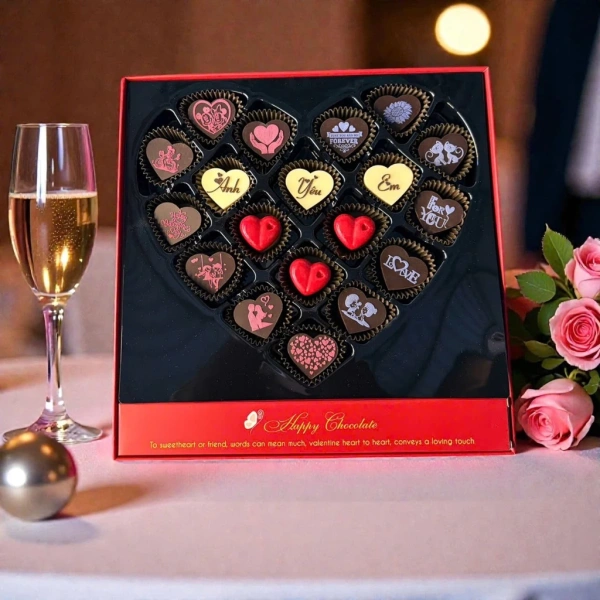 Socola Valentine có chữ tùy chỉnh: Khi mong muốn thể hiện cảm xúc lại tạo ra những lo lắng không ngờ