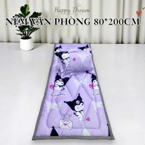 Sự bất ngờ khi nệm văn phòng 80x200 cm hỗ trợ lưng, thoáng khí nhưng độ gập gọn khiến vệ sinh không còn dễ dàng.