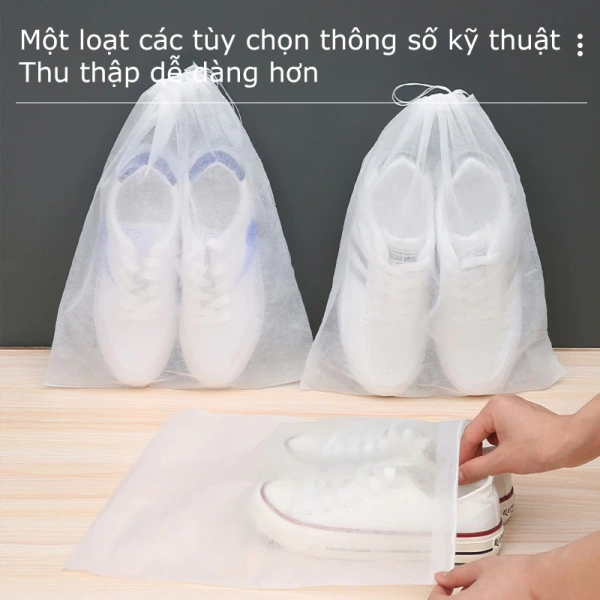 Sự bất ngờ khi túi đựng giày du lịch bằng vải không dệt chống bụi bẩn thực sự kéo dài tuổi thọ giày