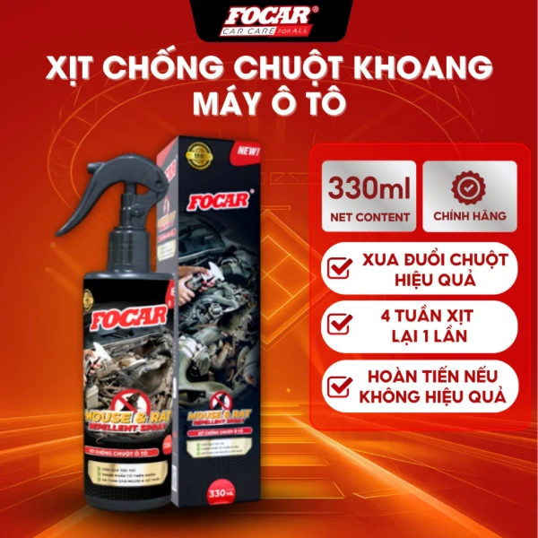 Sự bất ngờ khi xịt thiên nhiên trong khoang máy ô tô ngăn chuột mà không để lại mùi khó chịu