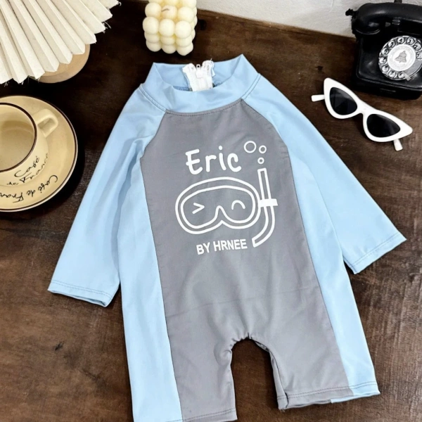Sự khác biệt giữa kỳ vọng và thực tế khi chọn đồ bơi liền thân dài tay hoạt hình cho bé trai.