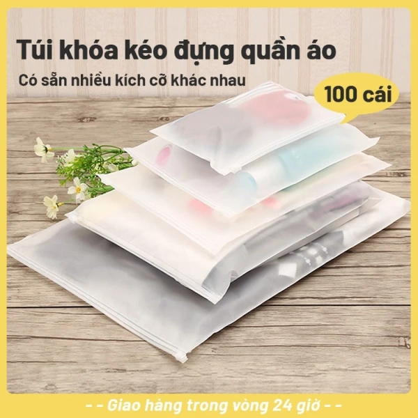 Sự thật về khả năng giữ đồ du lịch khô ráo khi dùng túi zip lụa mờ PE trong suốt