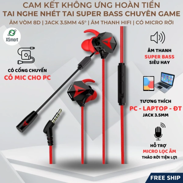 Tai nghe gaming chống ồn nâng cấp: Khi mic rời lại là yếu tố quyết định trải nghiệm game