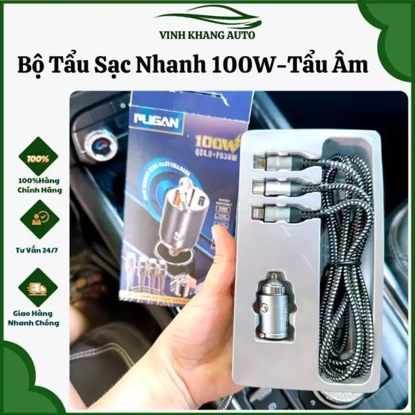 Thiết kế kim loại tản nhiệt nhanh của thiết bị sạc nhanh 100W QC4.0 thường khiến người dùng quên cân bằng công suất