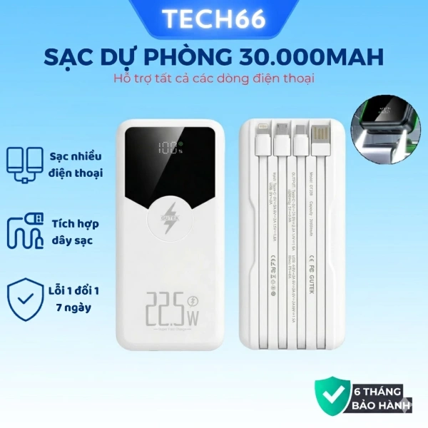 Thực tế khi dùng pin sạc dự phòng siêu dung lượng 30 000 mAh: thời gian sạc nhanh không phải luôn là ưu điểm.