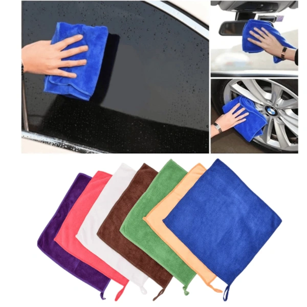 Thực tế: Khi thay khăn lau xe ô tô bằng sợi microfiber, vết bám trên kính giảm đáng kể
