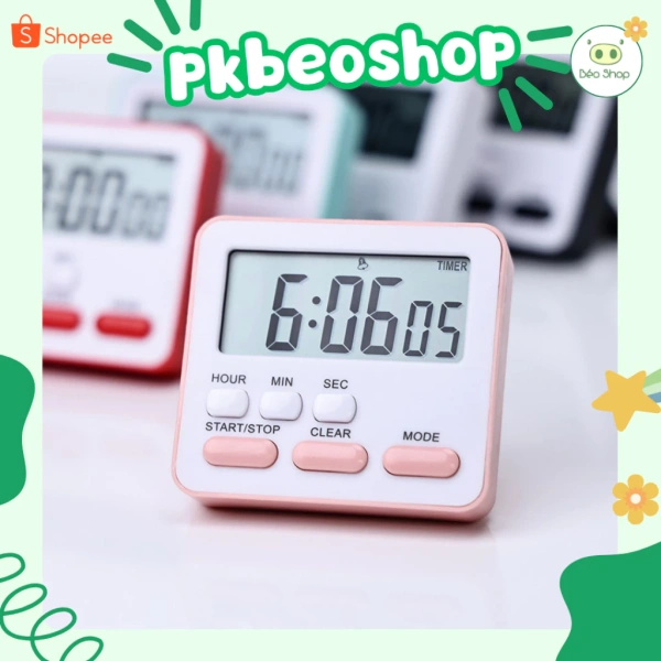 Tiếng đếm ngược trên đồng hồ báo thức để bàn mini có thể khiến buổi sáng yên tĩnh bỗng biến mất