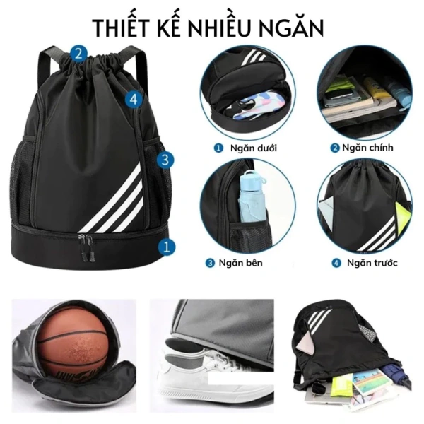Túi thể thao chống nước đựng bóng rổ, giày đá banh và dụng cụ gym: yếu điểm ẩn khiến người dùng thường bất ngờ