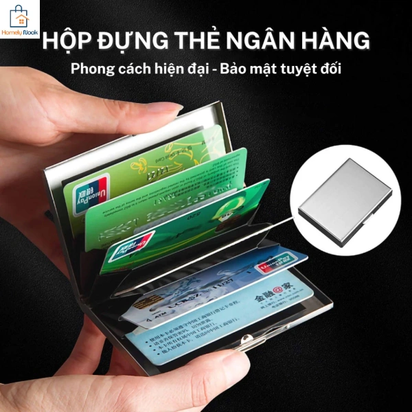 Ví đựng thẻ tín dụng chống trộm bằng thép không gỉ: An toàn hơn nhưng lại làm túi áo nặng nề hơn mỗi ngày