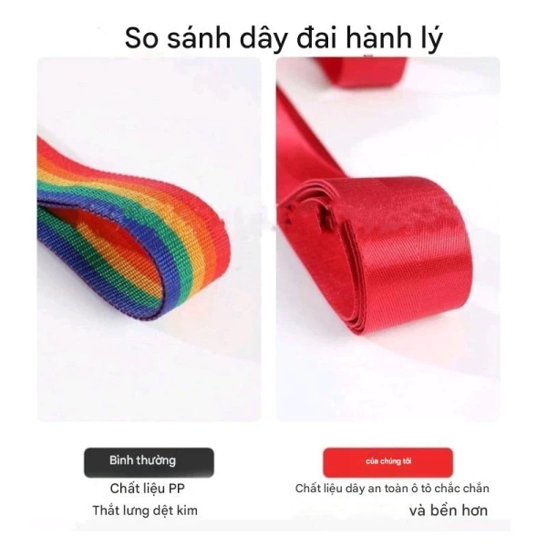 Thường nghĩ dây buộc hành lý có khóa mật khẩu bảo vệ hoàn hảo, nhưng thực tế phụ thuộc vào cách điều chỉnh độ căng. - Ảnh 4