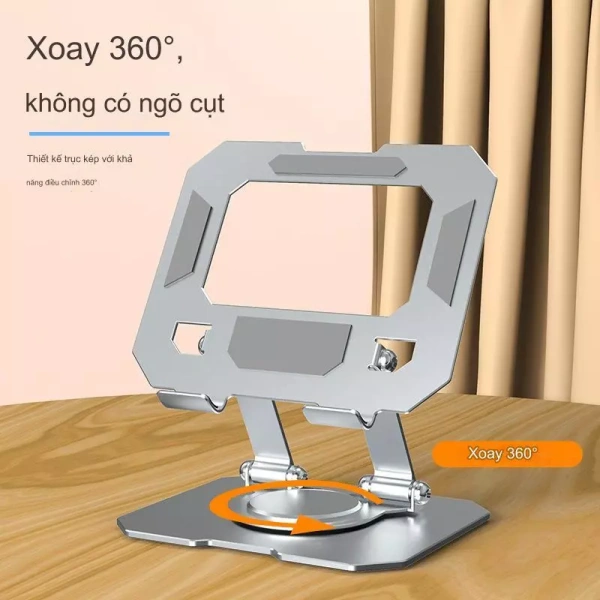 Thường nghĩ giá đỡ laptop quay 360 độ sẽ giải quyết mọi góc làm việc, nhưng thực tế lại khiến dây sạc dễ rối và gây cản. - Ảnh 5