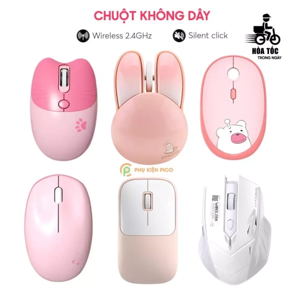 Tiếng click im lặng của chuột không dây hồng bất ngờ biến không gian làm việc chung thành nơi yên tĩnh - Ảnh 1 Tiếng click im lặng của chuột không dây hồng bất ngờ biến không gian làm việc chung thành nơi yên tĩnh - Ảnh 1