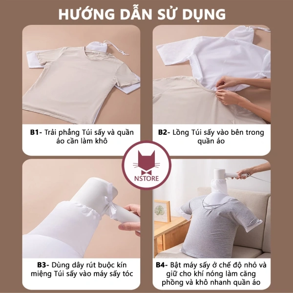 Trong số các lựa chọn trên thị trường, một mẫu được đánh giá cao là Túi Sấy Áo Quần Bằng Vải Hỗ Trợ Làm Khô Nhanh Tiện Lợi Cho Du Lịch. (Ảnh 4)