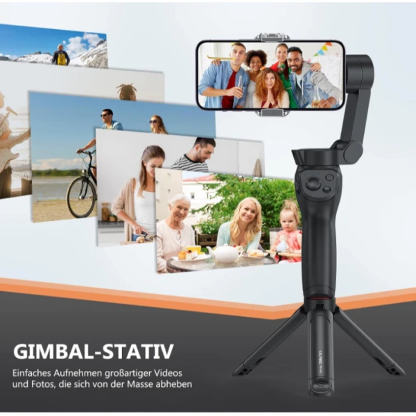 Hầu hết các tripod nhựa gimbal tích hợp đèn sử dụng tiêu chuẩn vít 1/4 inch để gắn máy ảnh hoặc smartphone. (Ảnh 2) Hầu hết các tripod nhựa gimbal tích hợp đèn sử dụng tiêu chuẩn vít 1/4 inch để gắn máy ảnh hoặc smartphone. (Ảnh 2)