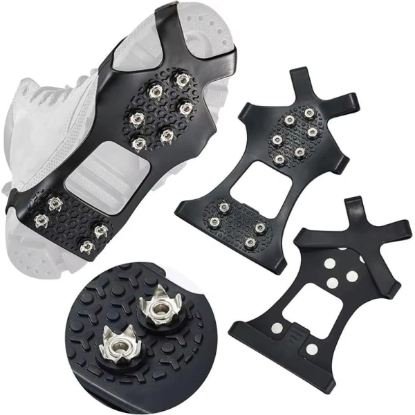 Spike shoes thường có các đầu đinh cố định, khó điều chỉnh khi thay đổi địa hình. (Ảnh 3)