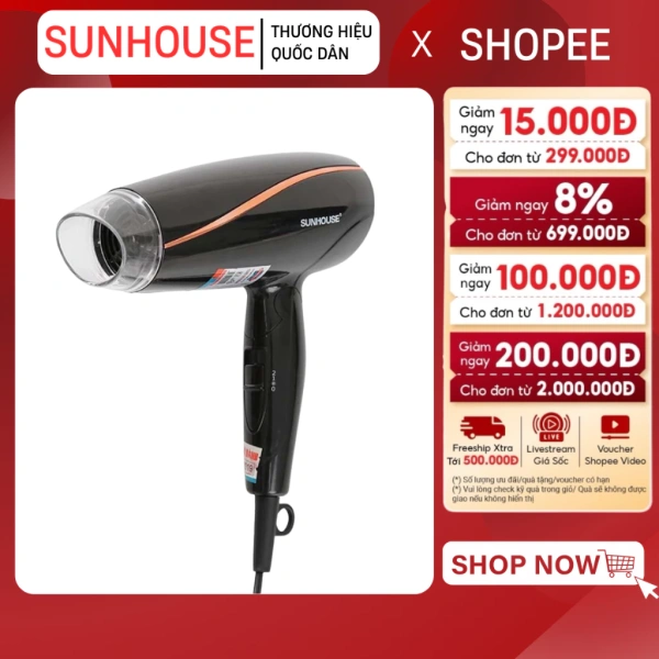 Tự ngắt quá nhiệt khiến máy sấy tóc 1200W gọn gàng lại là bất ngờ khi muốn làm tóc liên tục. - Ảnh 1