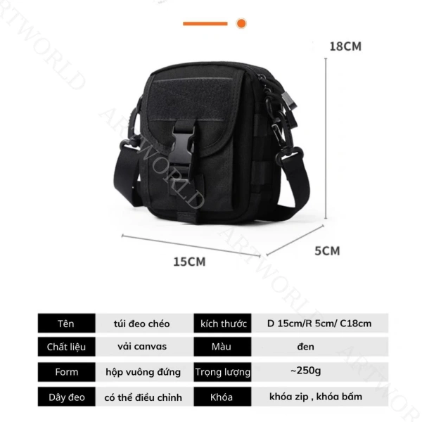 Túi đeo chéo chống trộm unisex: Bất ngờ nó thay đổi cách chuẩn bị đồ dùng hàng ngày - Ảnh 4 Túi đeo chéo chống trộm unisex: Bất ngờ nó thay đổi cách chuẩn bị đồ dùng hàng ngày - Ảnh 4