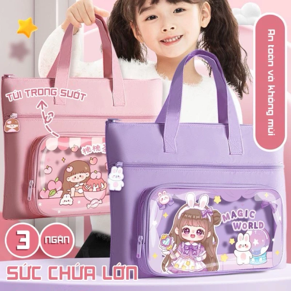 Túi đựng sách vở cho bé: Khi vẻ ngoài bắt mắt lại không ngăn sách bị rách và ẩm ướt. - Ảnh 1 Túi đựng sách vở cho bé: Khi vẻ ngoài bắt mắt lại không ngăn sách bị rách và ẩm ướt. - Ảnh 1