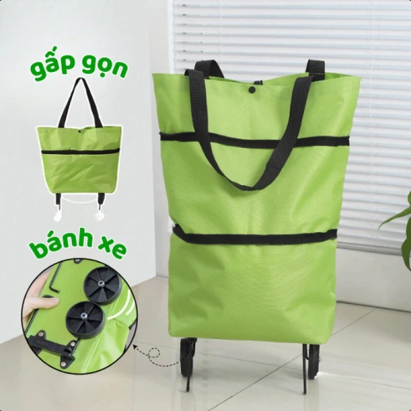 Túi kéo có bánh xe thực sự giảm tải khi đi chợ: những chi tiết mà người mua thường bỏ qua - Ảnh 1