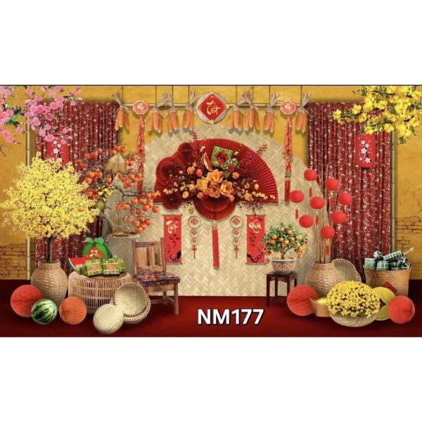 Trong thời gian chuẩn bị cho mùa xuân mới, có rất nhiều mẫu vải trang trí đa dạng trên thị trường. (Ảnh 5) Trong thời gian chuẩn bị cho mùa xuân mới, có rất nhiều mẫu vải trang trí đa dạng trên thị trường. (Ảnh 5)