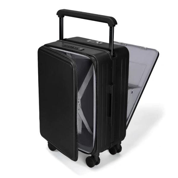 Trong số đó, vali cabin PC Đức nổi bật ở điểm kết hợp độ bền cao, thiết kế cân bằng trung tâm giảm 30 % sức kéo và ngăn laptop độc lập. (Ảnh 4) Trong số đó, vali cabin PC Đức nổi bật ở điểm kết hợp độ bền cao, thiết kế cân bằng trung tâm giảm 30 % sức kéo và ngăn laptop độc lập. (Ảnh 4)