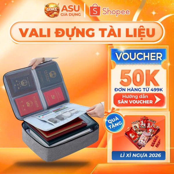 Vali túi đựng hồ sơ bằng vải cao cấp, gọn nhẹ, có khóa kéo thực sự làm giảm bớt lộn xộn trên bàn làm việc - Ảnh 1 Vali túi đựng hồ sơ bằng vải cao cấp, gọn nhẹ, có khóa kéo thực sự làm giảm bớt lộn xộn trên bàn làm việc - Ảnh 1