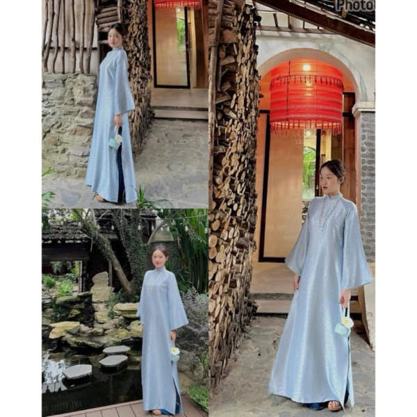 Qua bảng so sánh, có thể thấy rằng áo dài gấm dáng xuông không chỉ “đẹp” mà còn có thể “đi bộ” cùng các hoạt động thường ngày, miễn chỉ chọn được size, chất liệu, và phong cách phối màu hợp lý. (Ảnh 4)