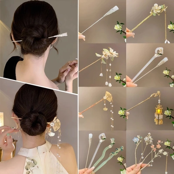 Vẻ thanh lịch của trâm cài tóc cổ trang ẩn sau cảm giác ràng buộc bất ngờ - Ảnh 1 Vẻ thanh lịch của trâm cài tóc cổ trang ẩn sau cảm giác ràng buộc bất ngờ - Ảnh 1