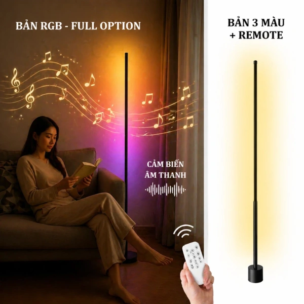 Vị trí công tắc trên đèn ngủ chân đứng thường bị lãng quên cho đến khi cần ánh sáng nhanh trong phòng ngủ - Ảnh 1 Vị trí công tắc trên đèn ngủ chân đứng thường bị lãng quên cho đến khi cần ánh sáng nhanh trong phòng ngủ - Ảnh 1