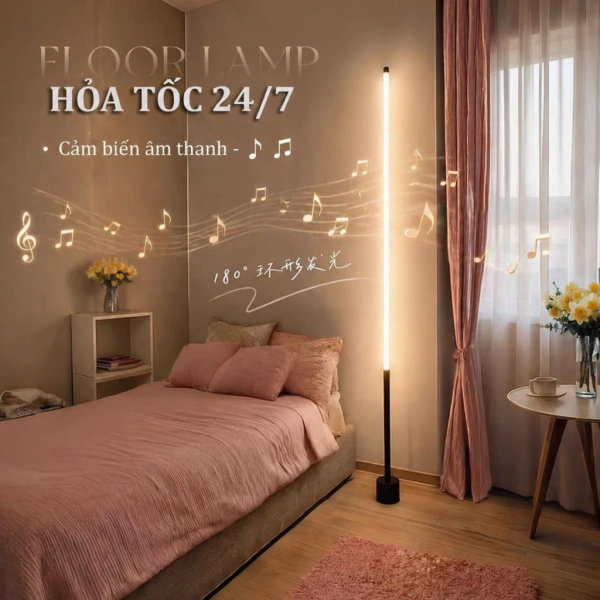 Vị trí công tắc trên đèn ngủ chân đứng thường bị lãng quên cho đến khi cần ánh sáng nhanh trong phòng ngủ - Ảnh 3 Vị trí công tắc trên đèn ngủ chân đứng thường bị lãng quên cho đến khi cần ánh sáng nhanh trong phòng ngủ - Ảnh 3
