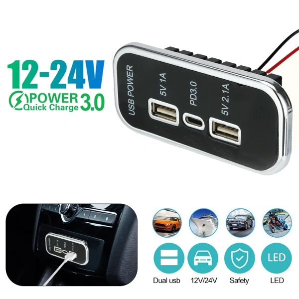 Việc dùng bộ sạc USB kép 12/24V trong ô tô thường làm giảm tốc độ sạc so với mong đợi - Ảnh 1 Việc dùng bộ sạc USB kép 12/24V trong ô tô thường làm giảm tốc độ sạc so với mong đợi - Ảnh 1