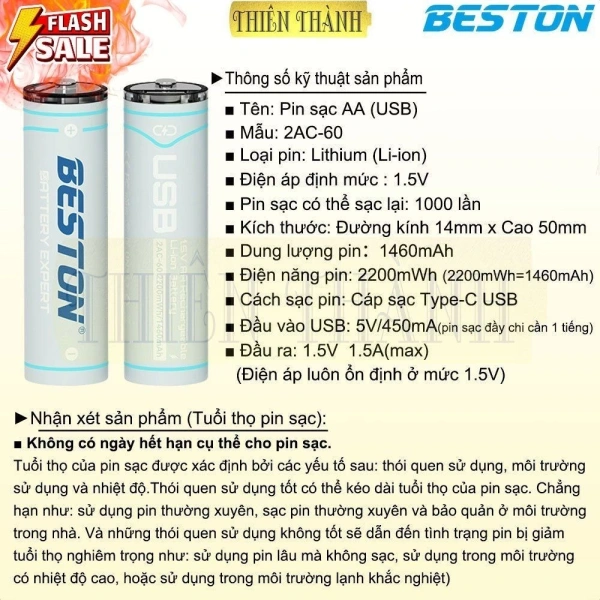 Việc giảm dung lượng nhanh chóng của pin sạc Li‑ion 1.5V USB AA sau vài trăm lần sạc là bất ngờ mà nhiều người bỏ qua. - Ảnh 2