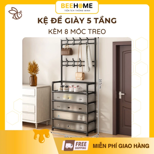 Việc mất 5 phút mỗi sáng để lấy giày ở tầng trên của kệ giày 5 tầng có mũi che là do gì? - Ảnh 1 Việc mất 5 phút mỗi sáng để lấy giày ở tầng trên của kệ giày 5 tầng có mũi che là do gì? - Ảnh 1