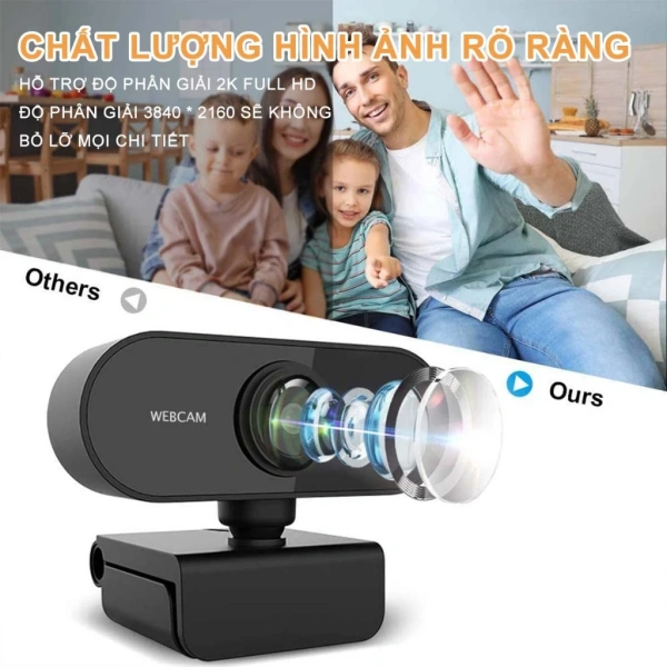 Webcam 2K với mic giảm ồn và trợ sáng: Khi ánh sáng bếp lại khiến livestream bối rối. - Ảnh 4 Webcam 2K với mic giảm ồn và trợ sáng: Khi ánh sáng bếp lại khiến livestream bối rối. - Ảnh 4