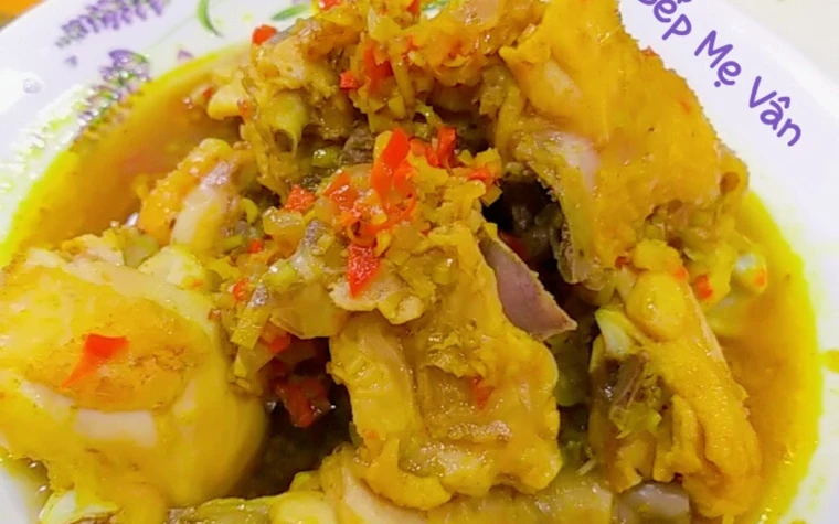Gà kho sả ớt