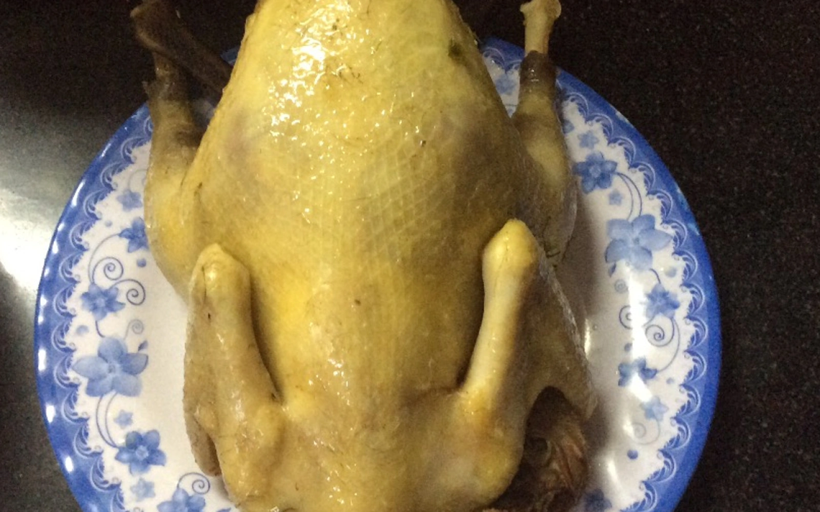Gà luộc ít nước