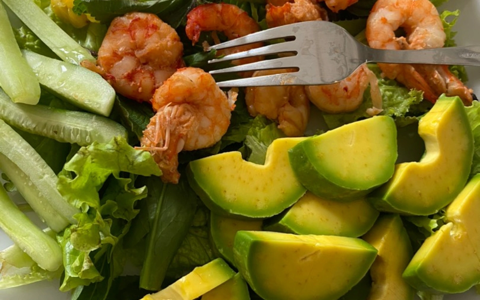 Keto Salad tôm bơ