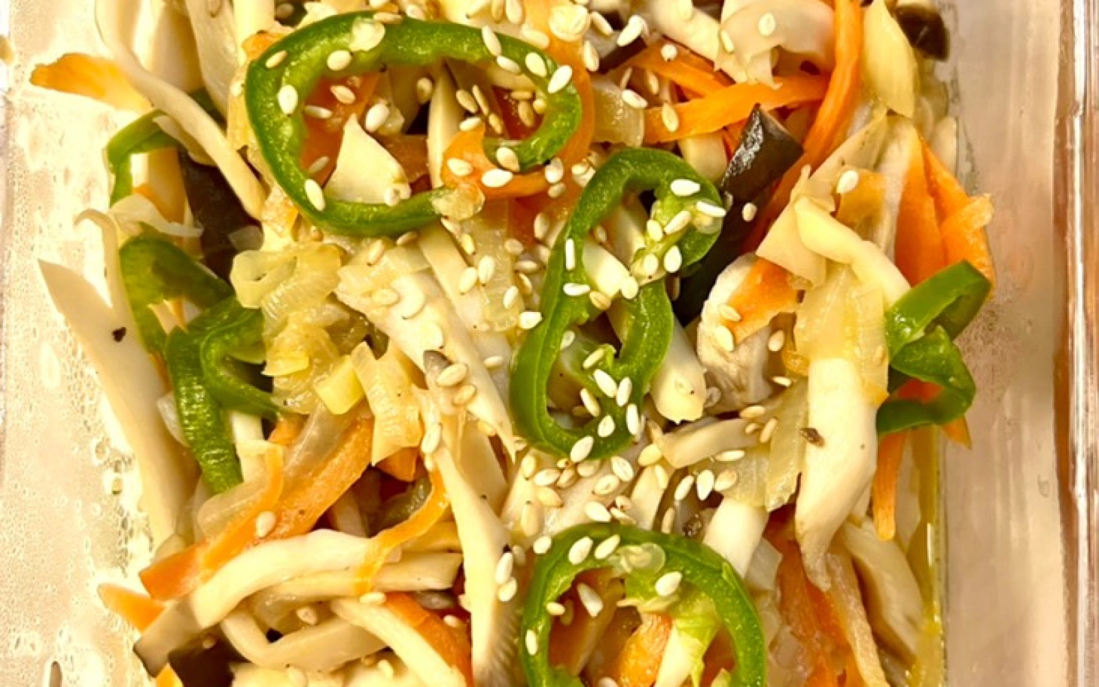 Nấm đùi gà xào cà rốt